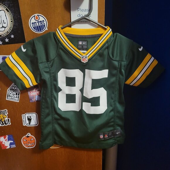 Green Bay Packers Greg Jennings Nike NFL Football Kids Toddler Small 4 Jersey - Picture 1 of 2